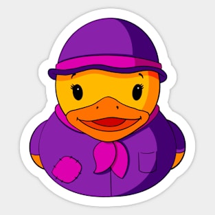 Scarecrow Rubber Duck Sticker